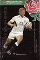 England v South Africa 2004 rugby  Programmes